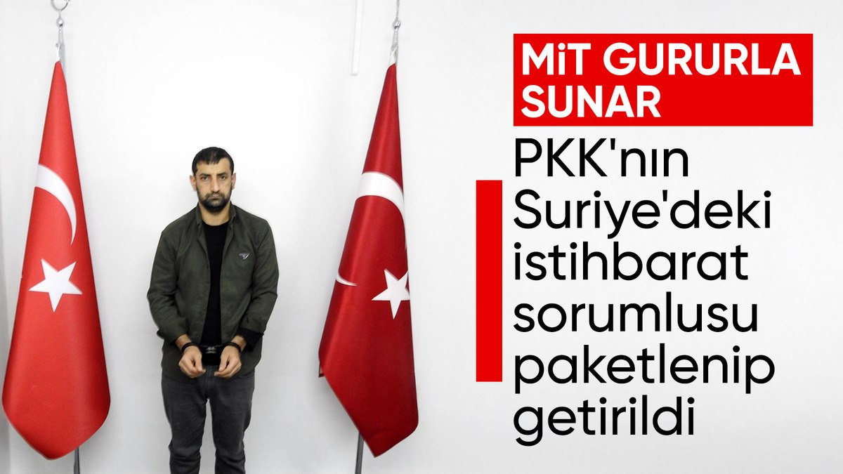 MİT’ten nokta operasyon: PKK’nın sözde istihbarat sorumlusu yakalandı