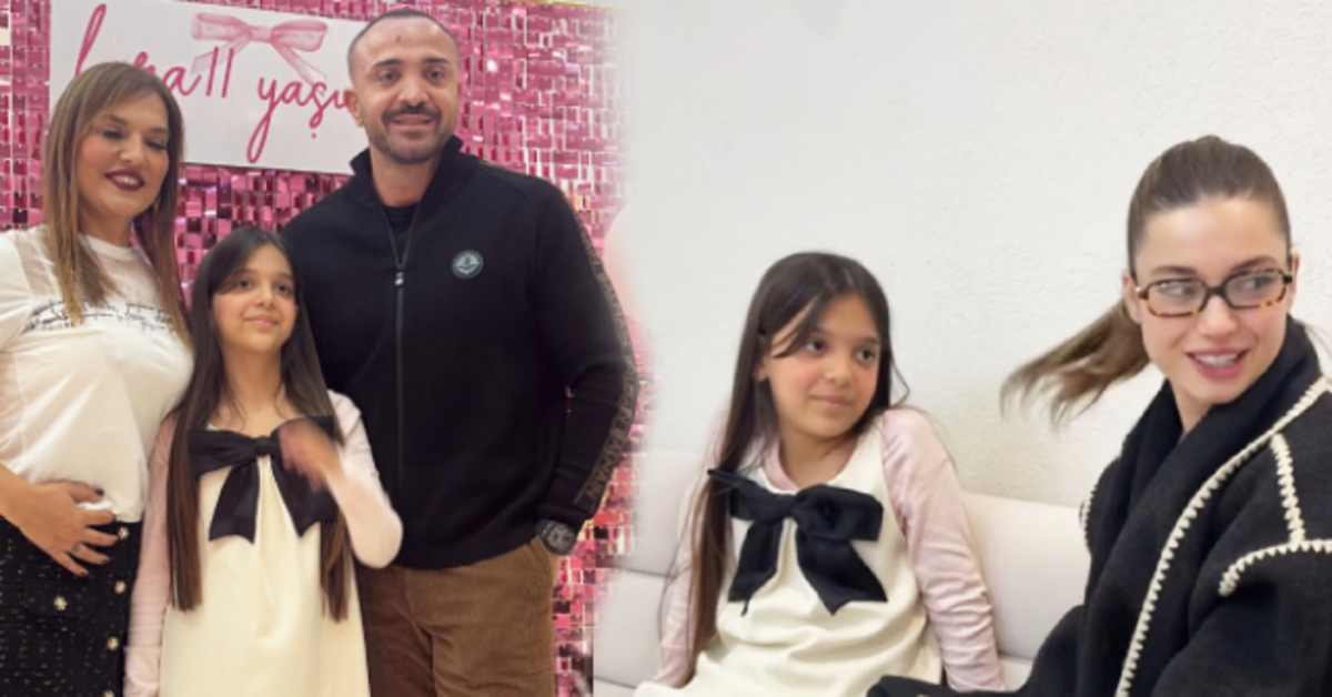 Afra Saraçoğlu’ndan, Demet Akalın’ın kızı Hira’ya doğum günü sürprizi