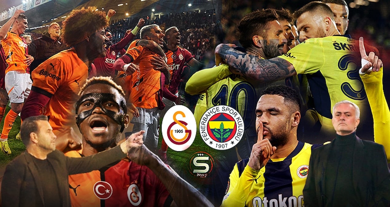 İşte Galatasaray Fenerbahçe maçı muhtemel 11’leri! Derbi günü geldi çattı